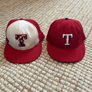 Texas Rangers hats